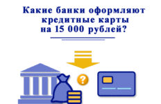 Как и где оформить кредитную карту на 15 000 рублей?
